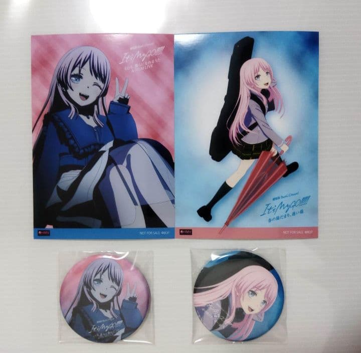 MyGO ブルーレイ 上巻 下巻 特典 千早愛音 ブロマイド 缶バッチ セット