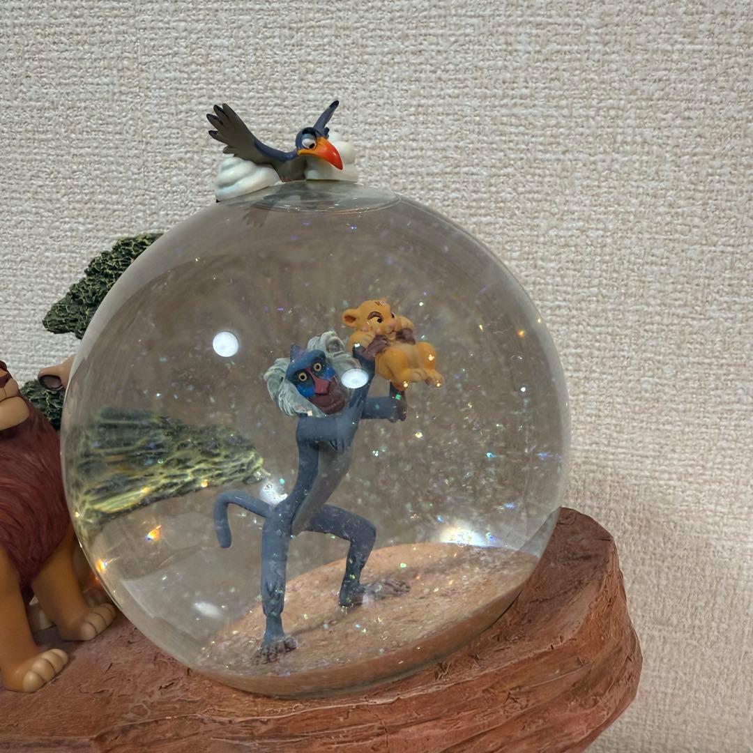 ディズニー ライオンキング スノーグローブ スノードーム オルゴール