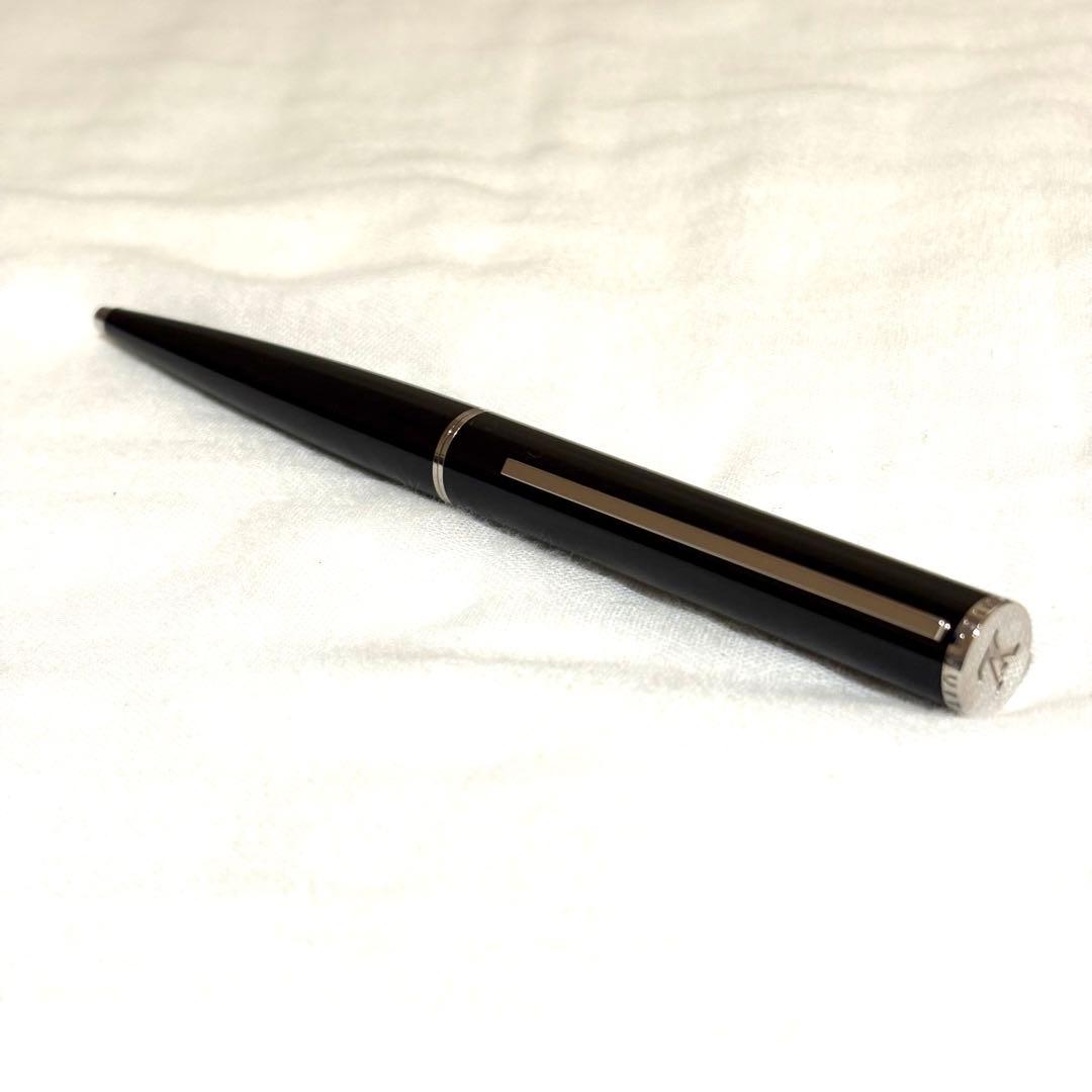 【美品】ルイ ヴィトン ジェットリーニュ ボールペン ツイスト式 シルバー金具