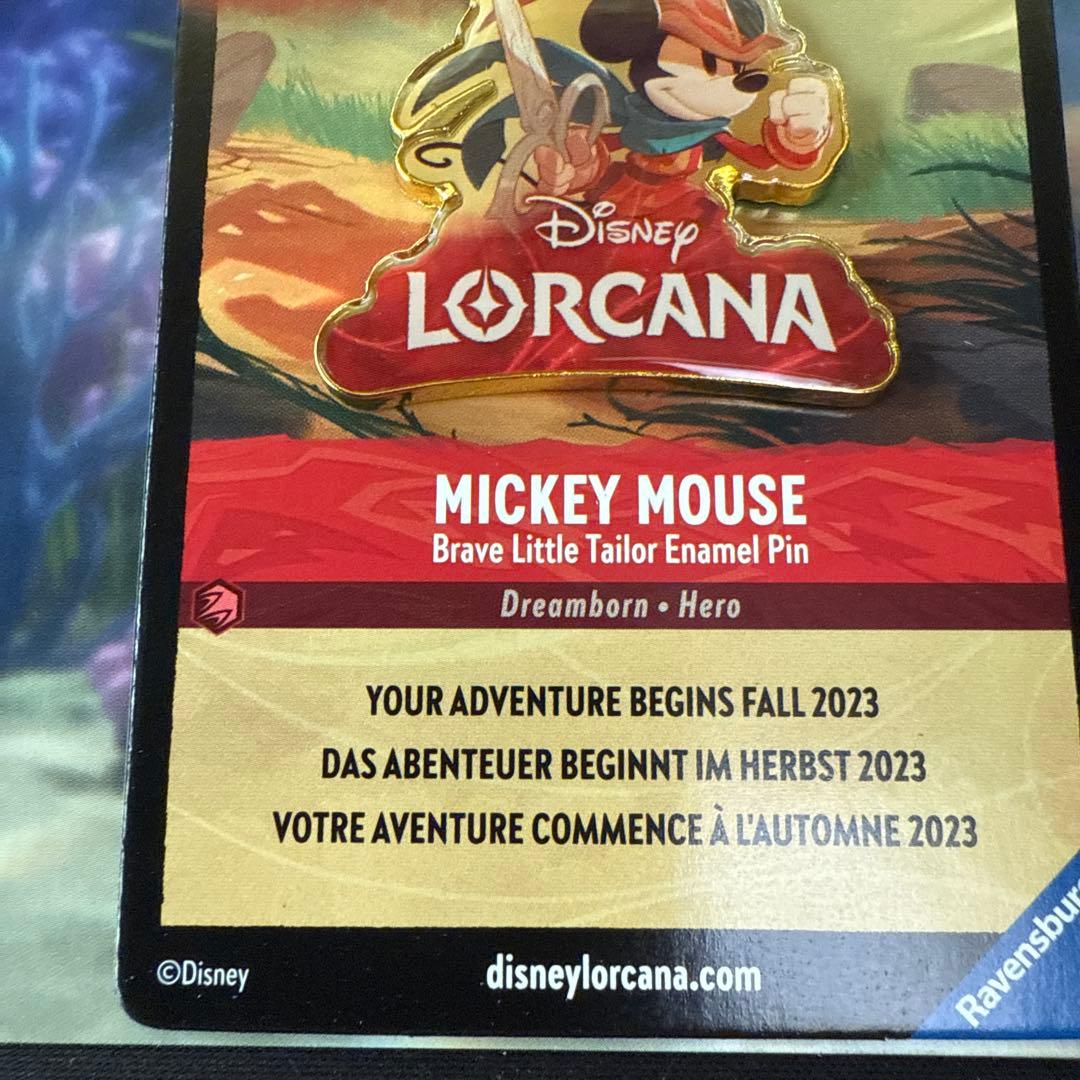 ディズニー ロルカナ ミッキーマウス ピンバッジ D23EXPO ロルカーナ