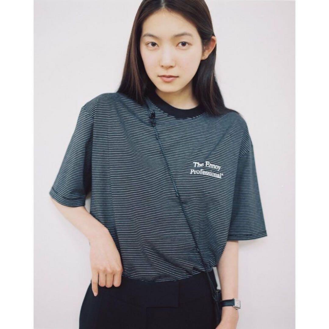 The ennoy professional ボーダー T S/S ブラック M