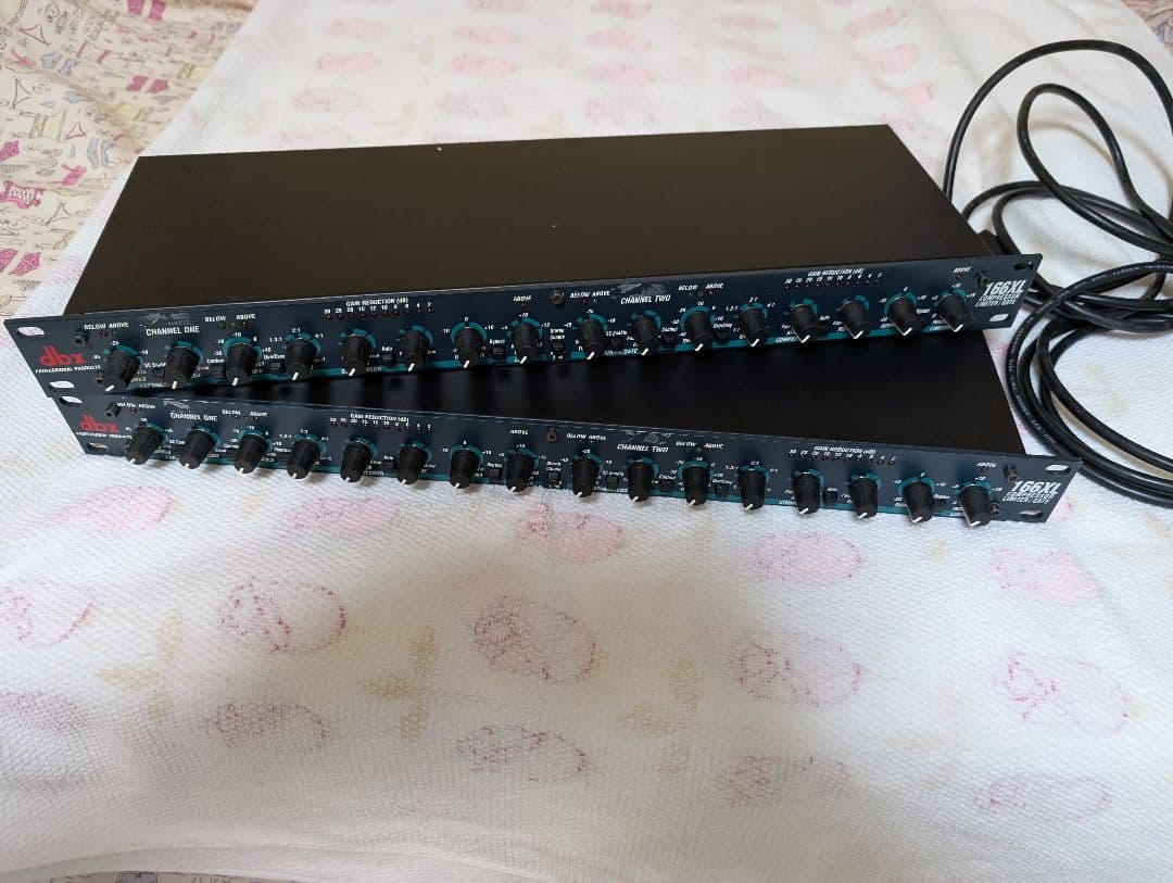 J*n様 dbx　166XL プロセッサー XLR端子付き　２台セット