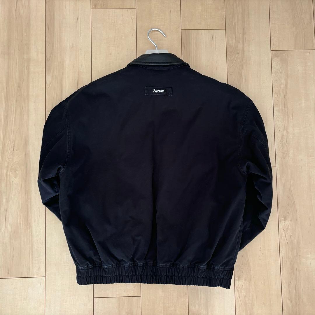 ジャケット・アウター supreme leather collar utility jacket S