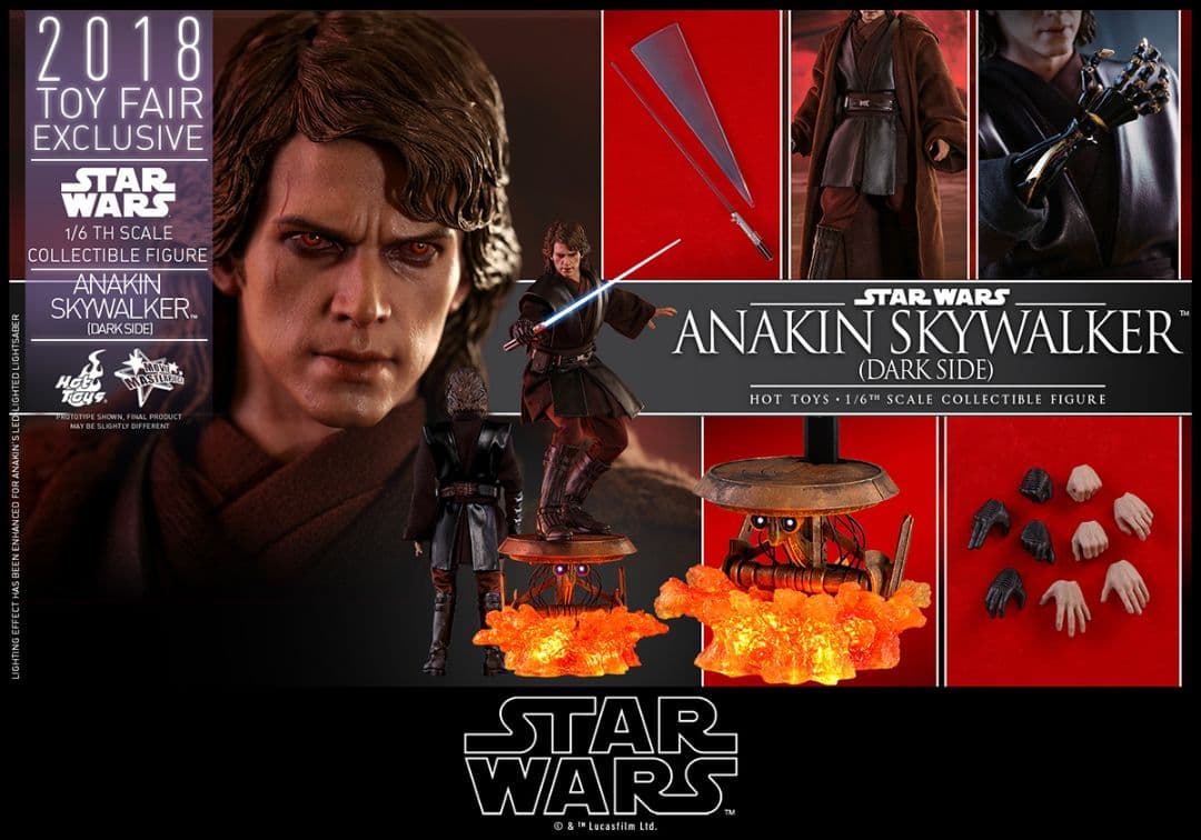 アナキン ダークサイド版 ホットトイズ ムービー マスターピース スターウォーズ