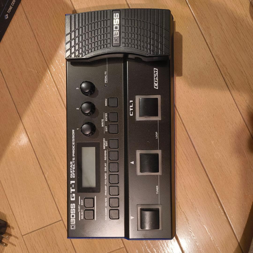 BOSS GT-1 ギターエフェクター 本体 電源アダプタ付き