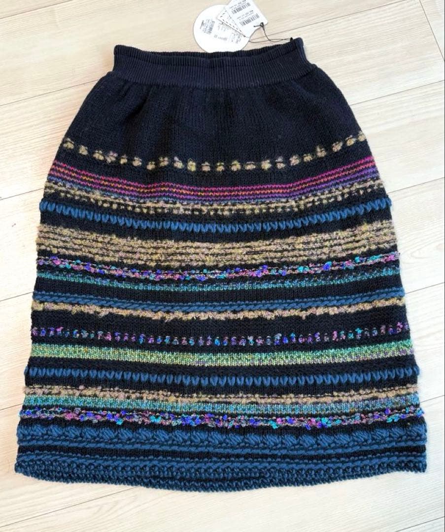 新品☆Sato Seni ☆佐藤繊維☆ニット スカート☆タグ付き☆サイズ2