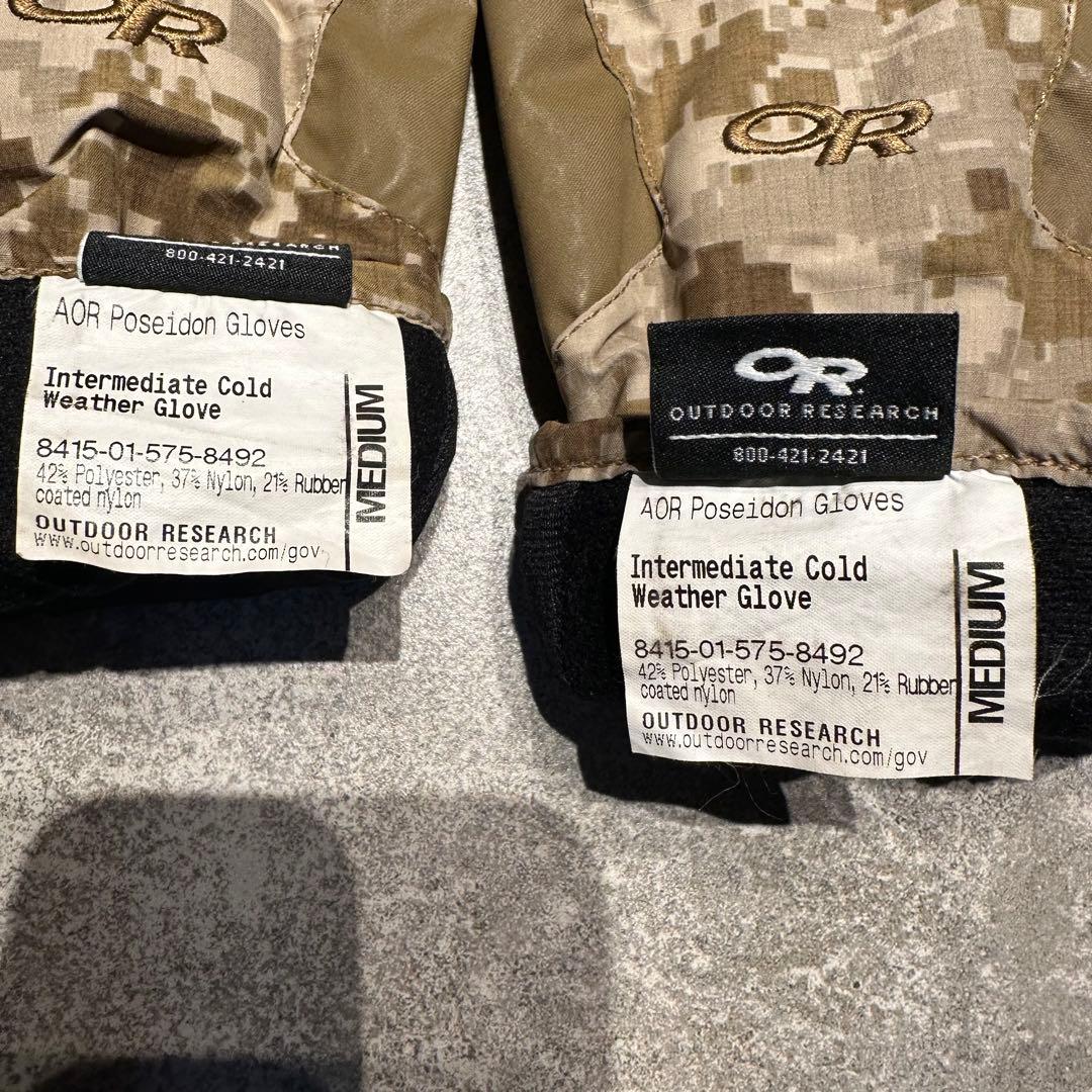 個人装備 Outdoor Research Poseidon Gloves AOR1 M