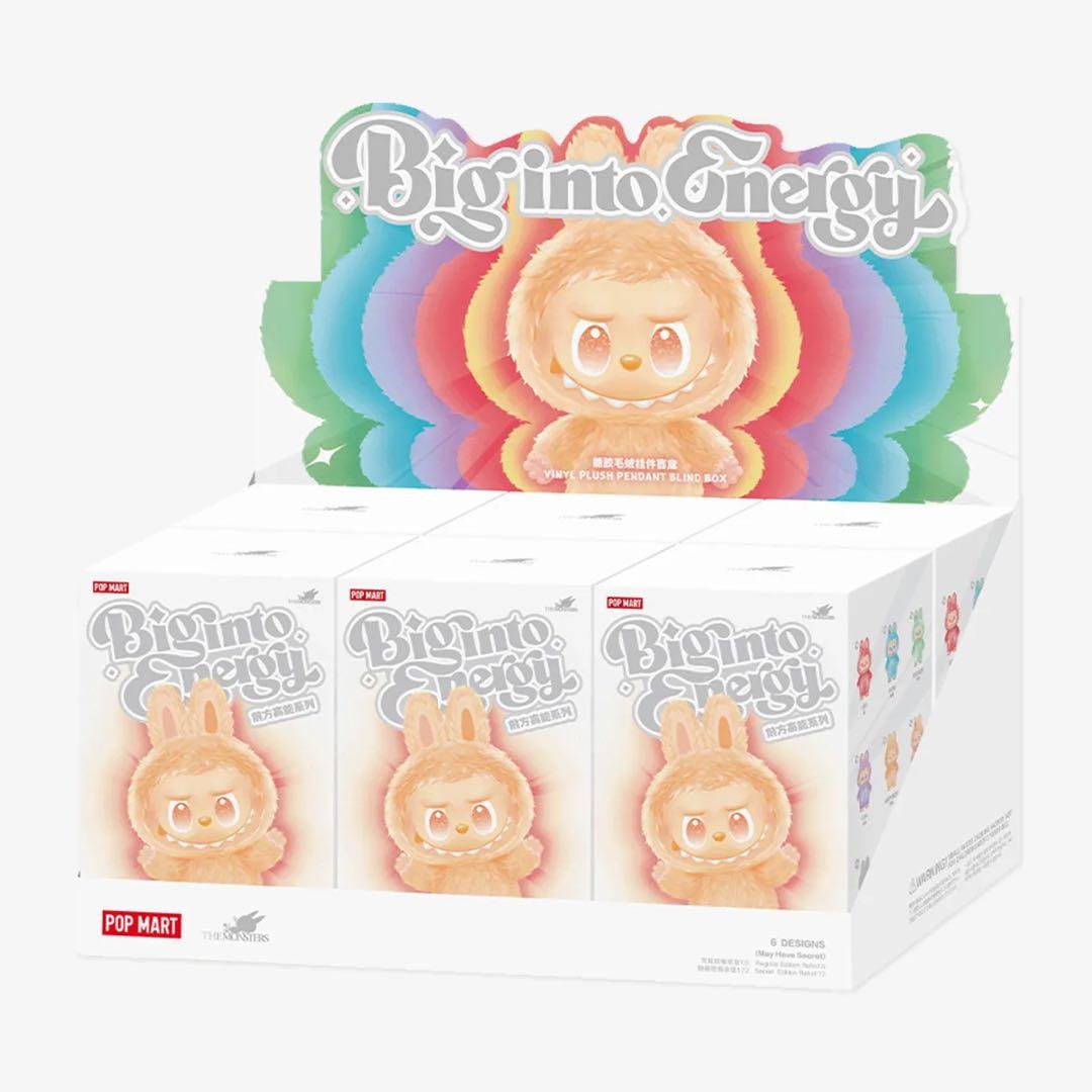 LABUBU Big into Energy シリーズぬいぐるみペンダント