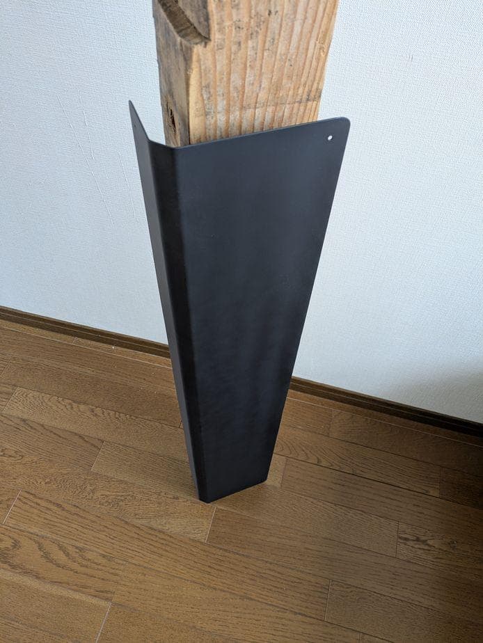 柱用　遮熱板　柱ガード　薪ストーブ　ヒートシールド　L字型