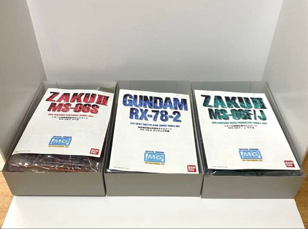 MG クリスタルバージョン　ガンダム　３体まとめ売り　ガンプラ　マスターグレード