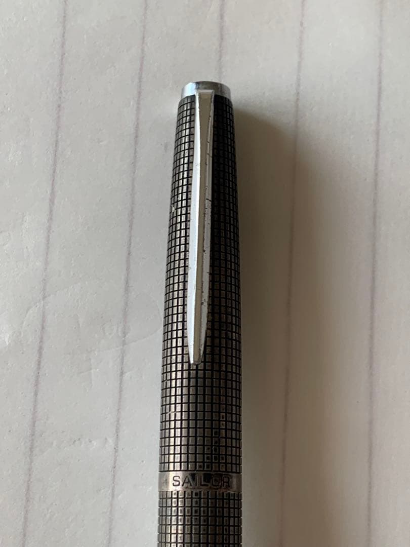 セーラー シルバー 万年筆 18K WG
