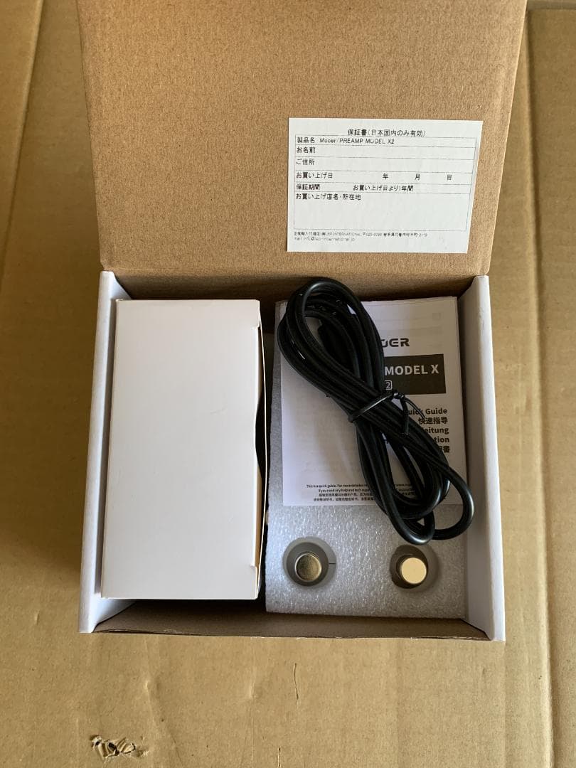 MOOER プリアンプエフェクター MODEL X2