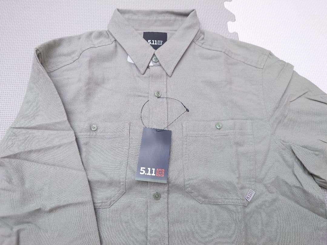 個人装備 5.11 SILVERWOOD SOLID FLANNEL L/S SHIRT
