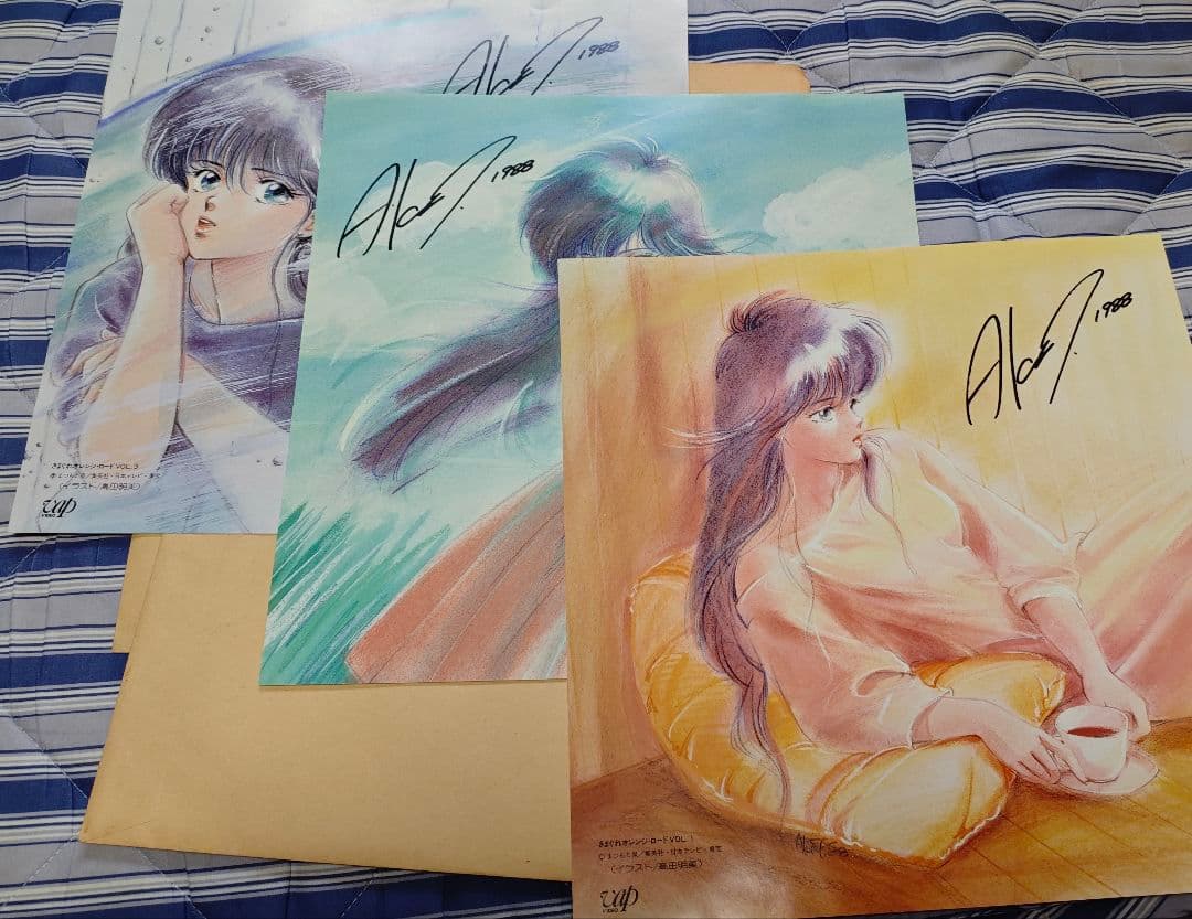 きまぐれオレンジロード　ジャケットイラスト集 １、2