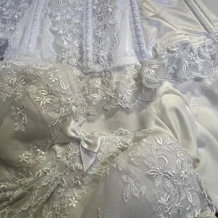 ☆美品 セモア ブライダルインナー ホワイト ブラ ガードル 3点セット 結婚式