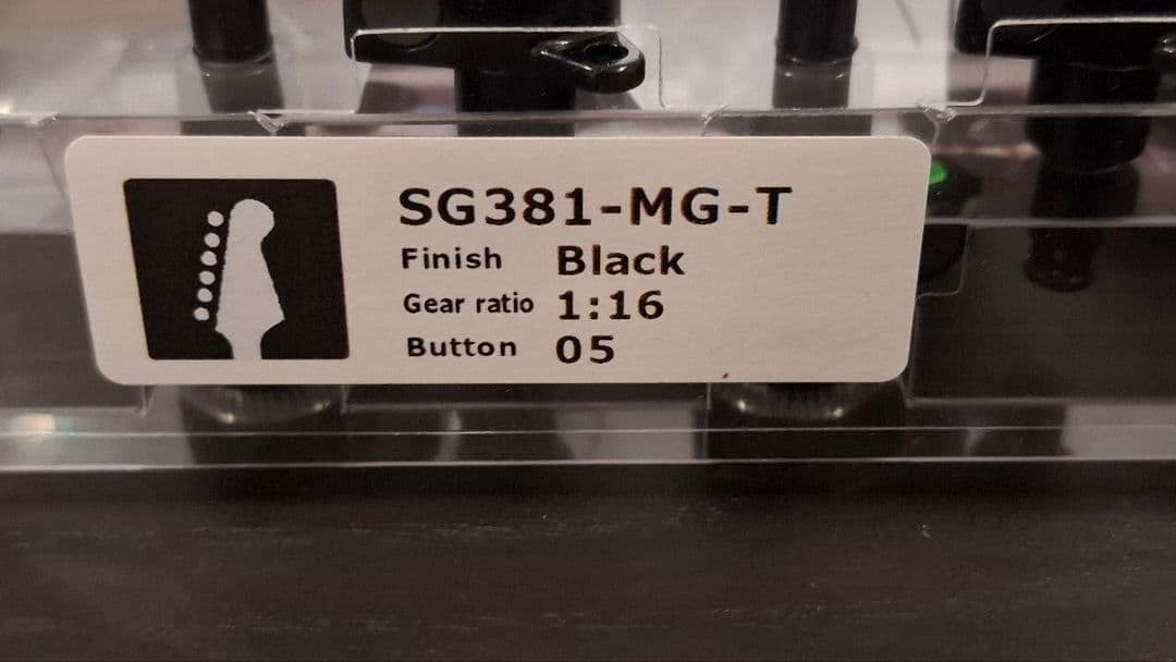 GOTOH SG381-MG-T ブラック ギター ロックペグ ゴトー