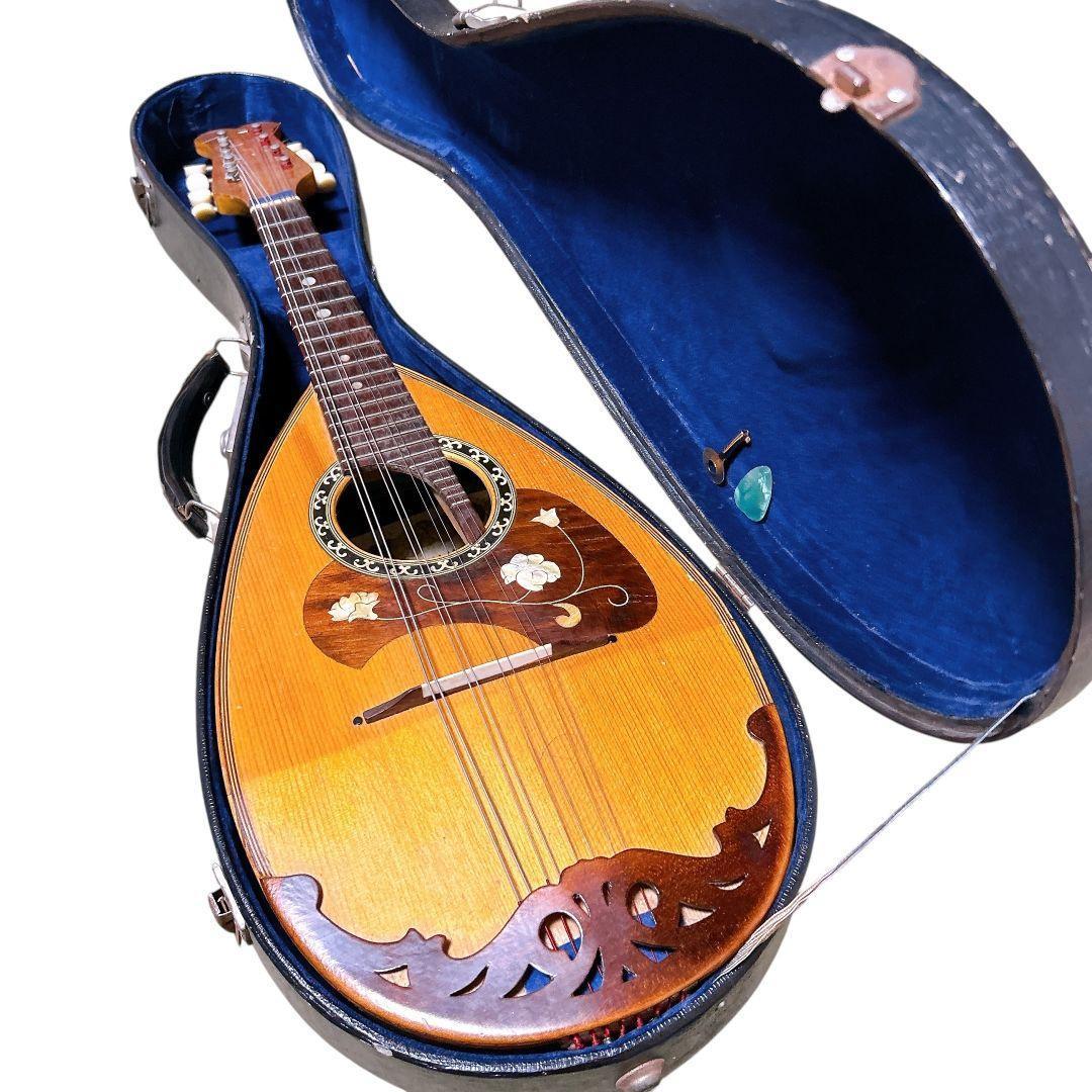 国島 マンドリン No.105 1961年製 【国産職人製・温かみある音色】