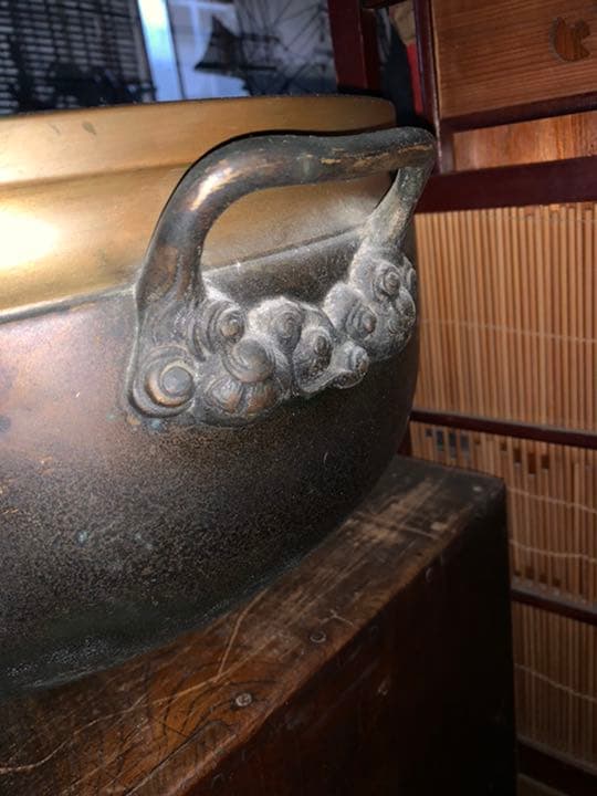 火鉢　金属製