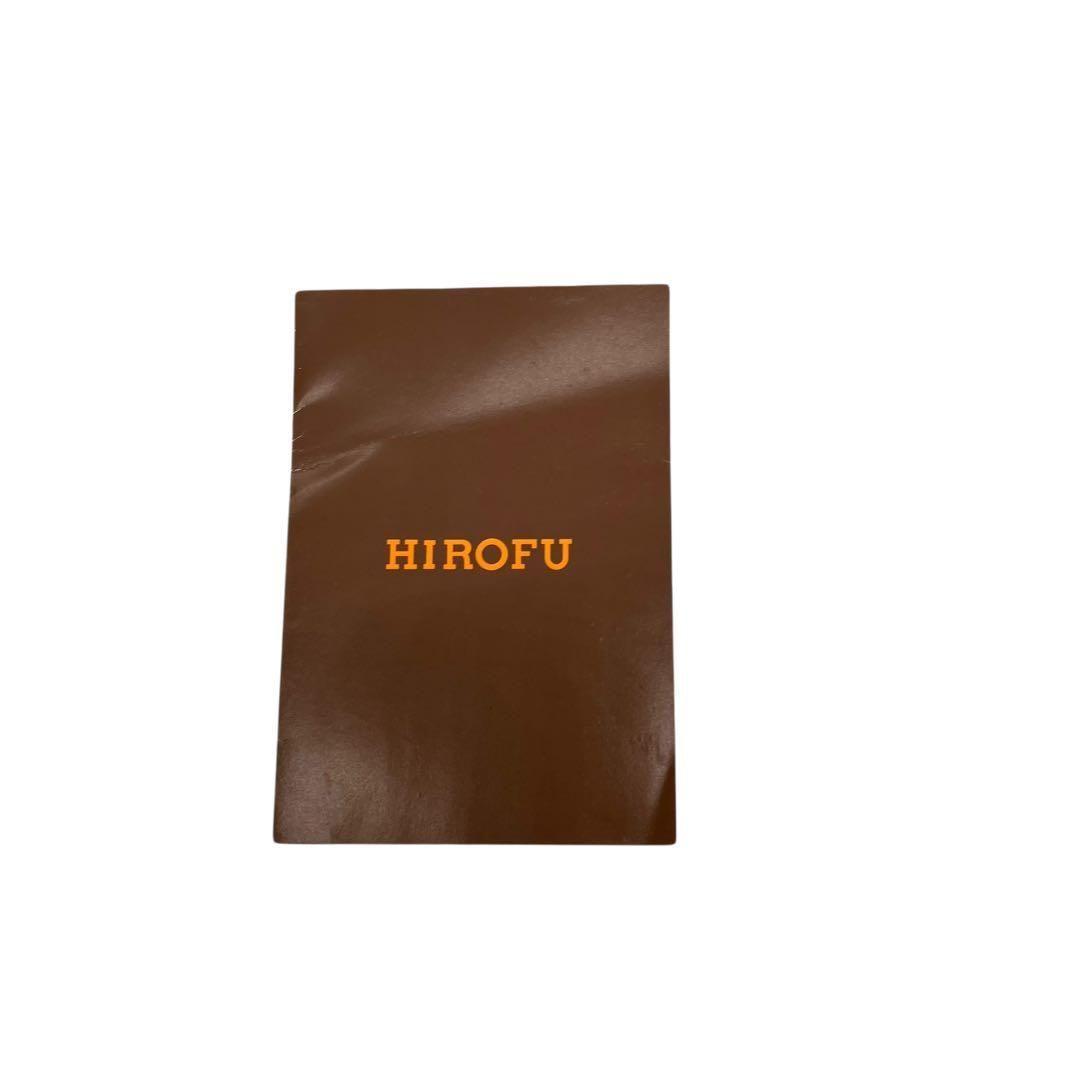 美品 2116 HIROFU プリマ ワンショルダーバッグ シボ革 Hロゴ