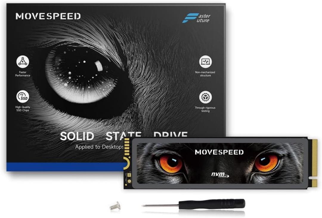 MOVE SPEED M.2 SSD 2TB PS5動作確認済み