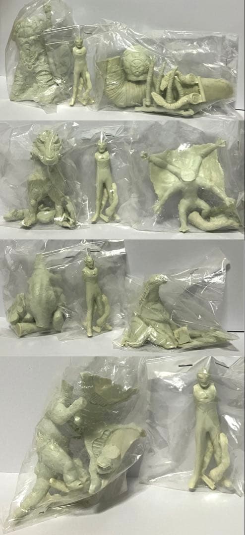 【未組立】バンダイB-CLUBウルトラマンＧガレージキット★ゴーデス編セット8体
