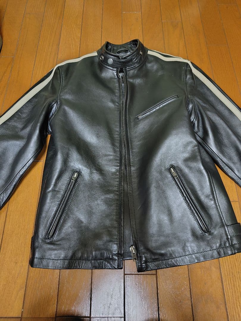 T*N様 【最終出品！】２ライン シングルライダース Msize 脱着インナーラ