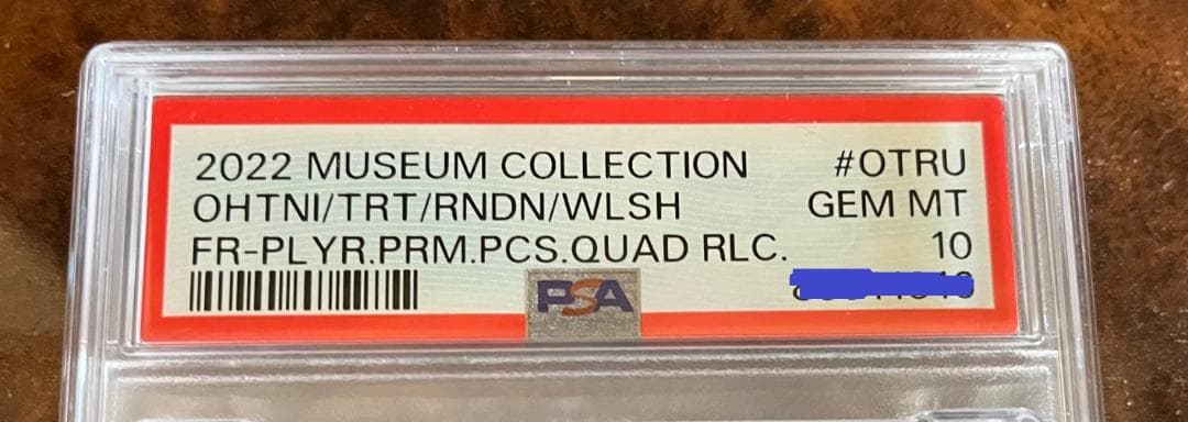 ゲームセンター・ゲームカード OHTANI/TROUT/RENDON/WALSH RELICS
