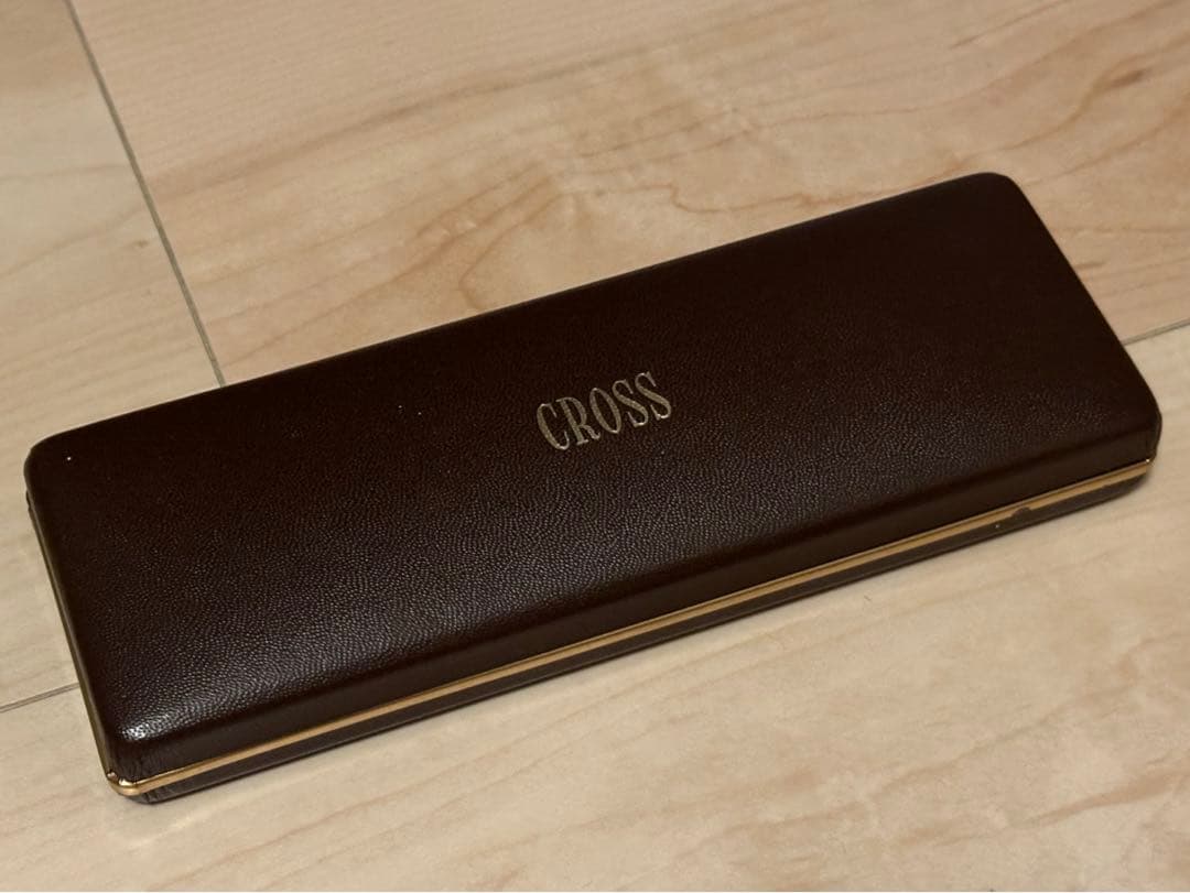 ヴィンテージ CROSS ボールペン 回転繰り出し式ペンシル セット 青リフィル