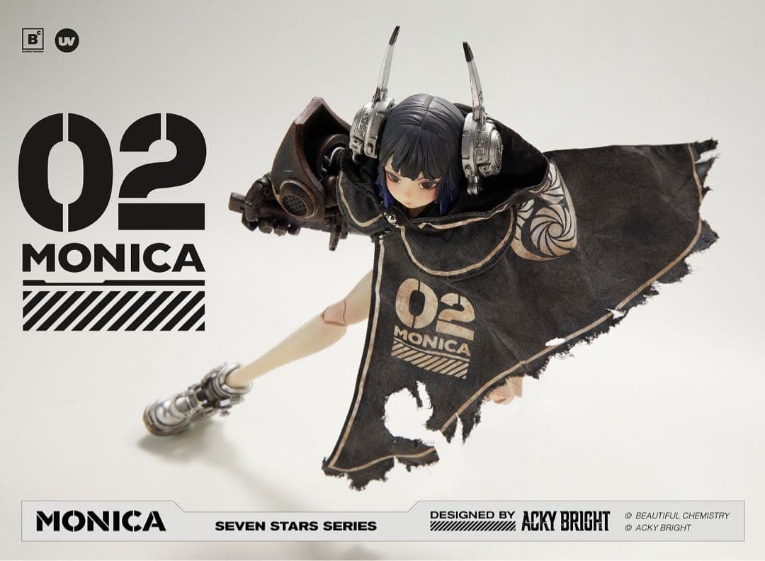 【新品未開封】Acky Bright 02 MONICA 可動フィギュア