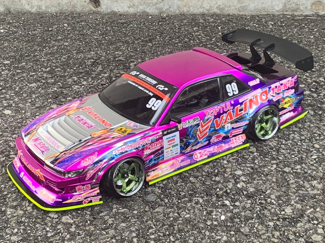 アディクション　S13 シルビア V8 2024中村直樹選手　未使用ボディ