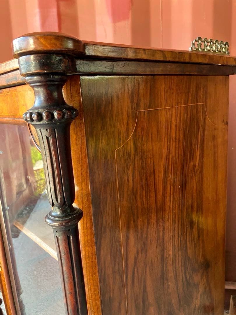 1890年代ウォールナット　ヴィクトリア　 キャビネット
