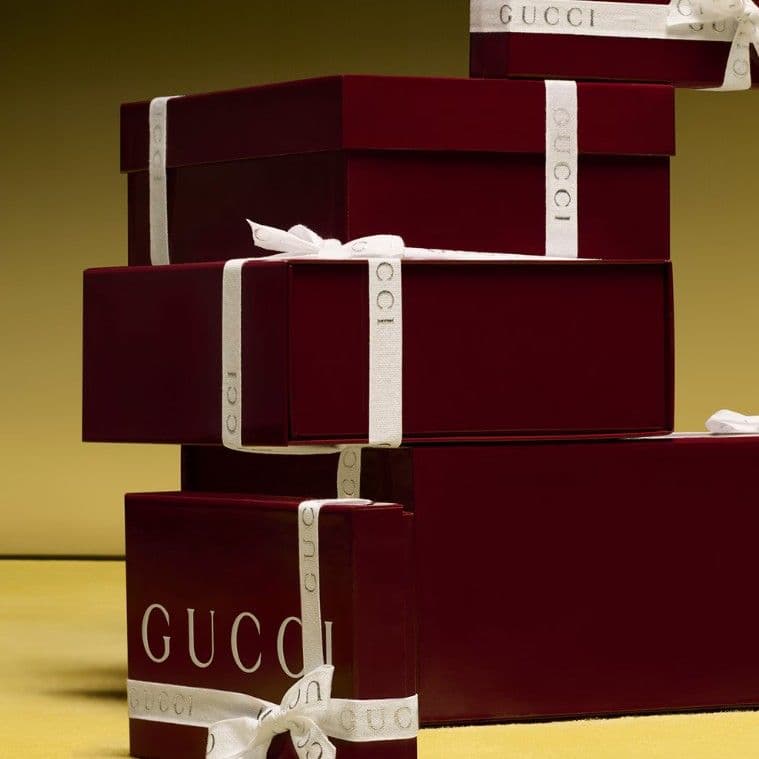 ❤新品箱袋付❤GUCCI マフラーショール ストール　最高級カシミア