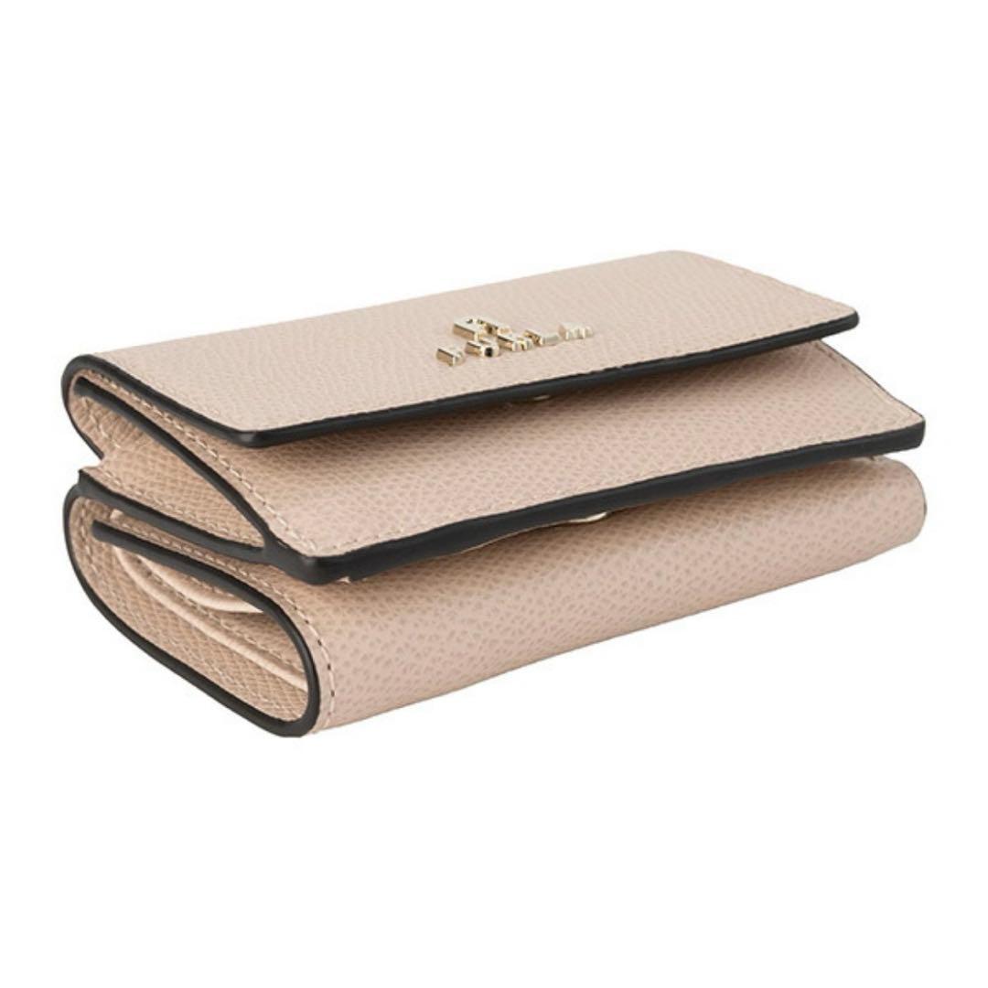 【新品未使用】FURLA 3つ折り財布 バレリーナ ピンクベージュWP00318