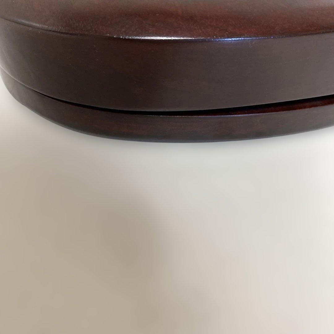 ☆中古☆端渓硯　硯　中国　約26x23cm 蓋付き　1-3460
