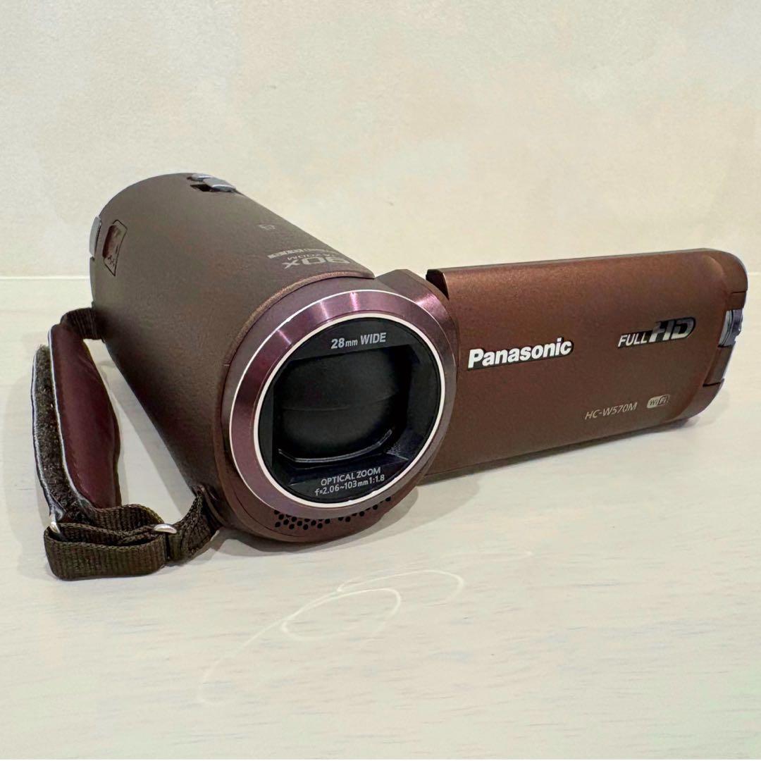 美品　パナソニック W570M ブラウン HC-W570M