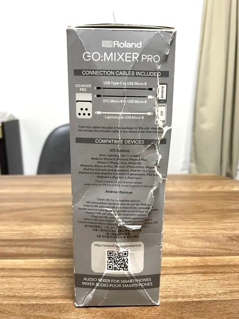 Roland GO:MIXER PRO オーディオミキサー　付属品、箱あり