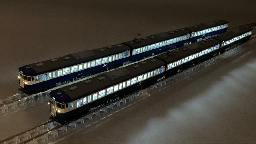 室内灯付 115系300番台 横須賀色 基本増結セット TOMIX 92561