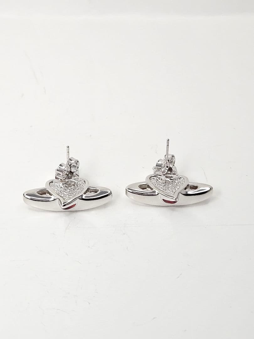 VIVIENNE WESTWOOD ディアマンテハートオーブピアス(両耳)