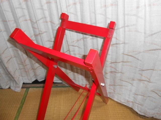 (送料無料)20.000円　大太鼓専用　折斜台　各サイズの大太鼓対応木製台