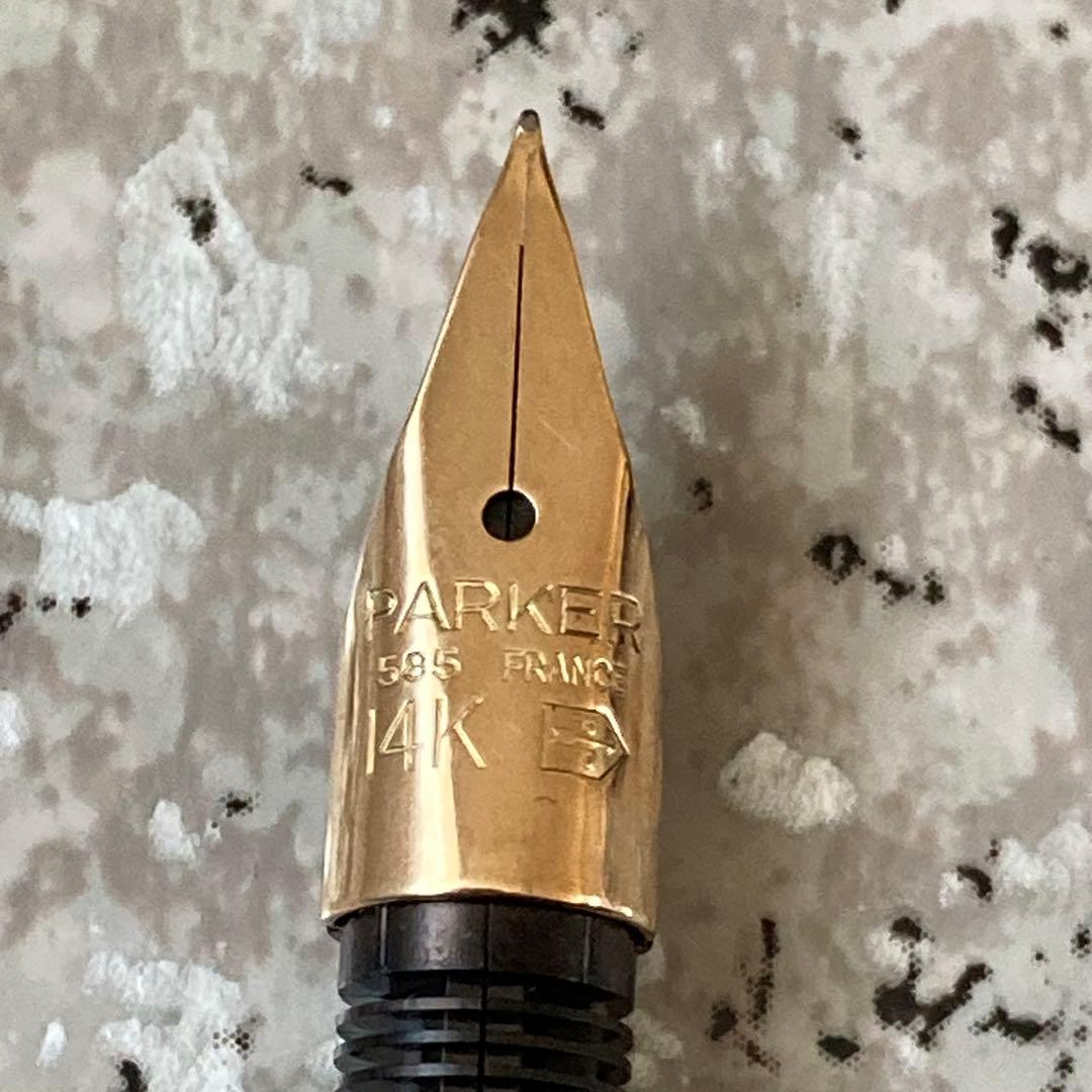 #149 オーバーホール済み 万年筆 PARKER パーカー 14k