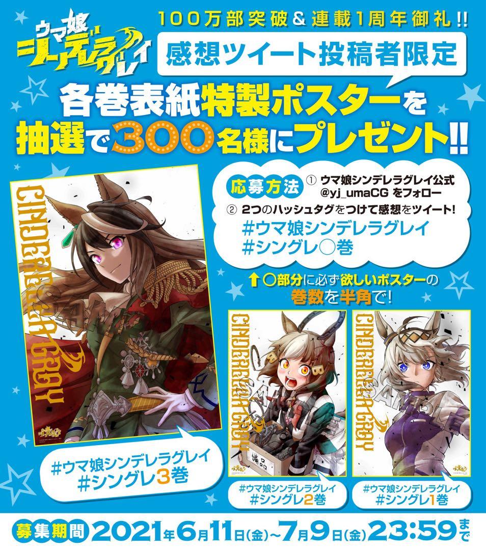 シンデレラグレイ　シンボリルドルフ　ポスター　キャンペーン