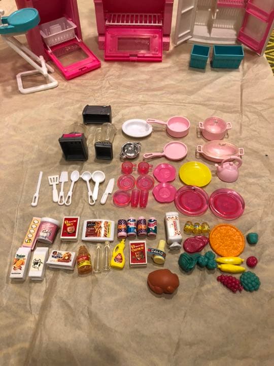 バービービンテージ☆ Barbie Mattel キッチンセット 1995年