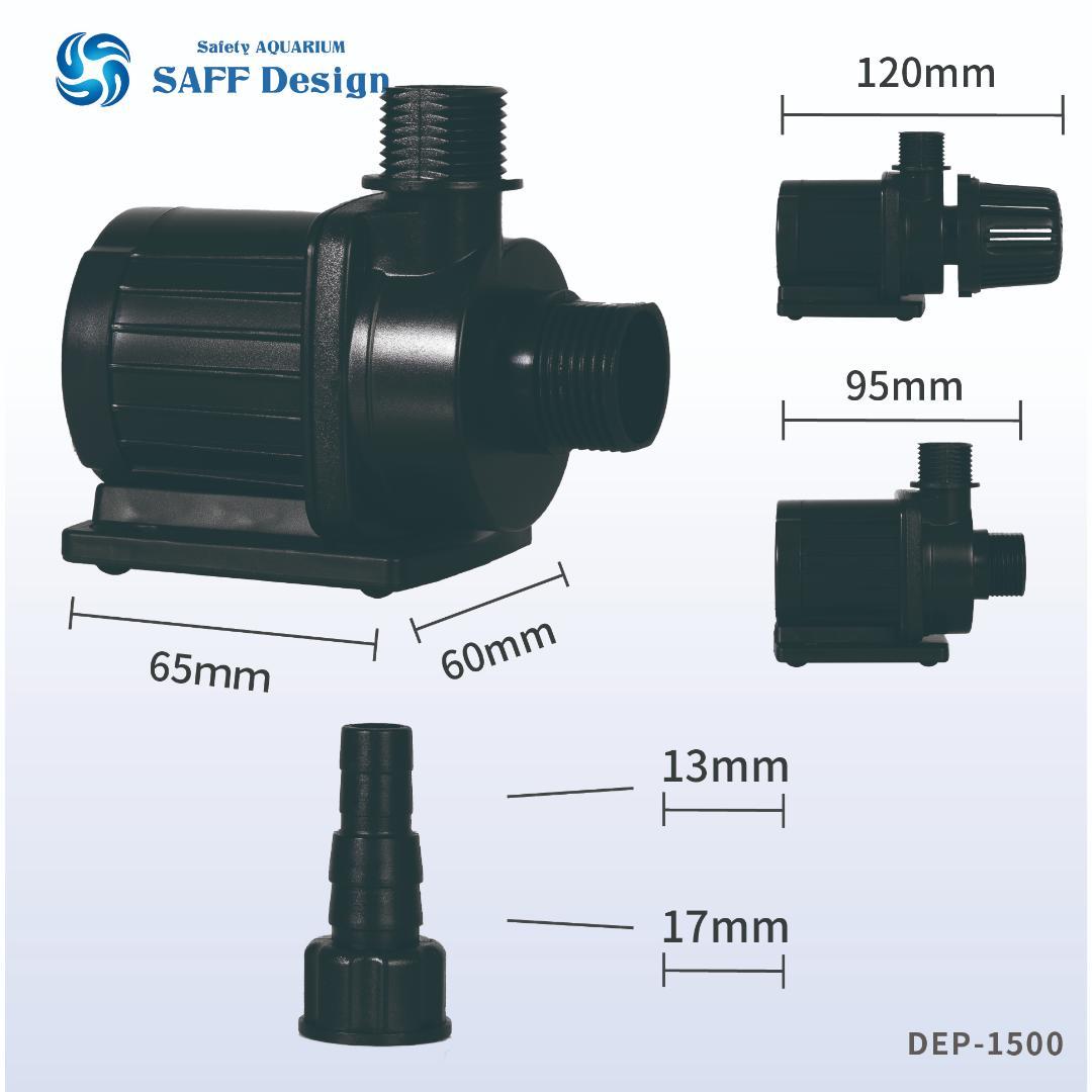 １ヶ月保証：HSBAO社製 DEP-1200 1500L/H　DC水中ポンプ