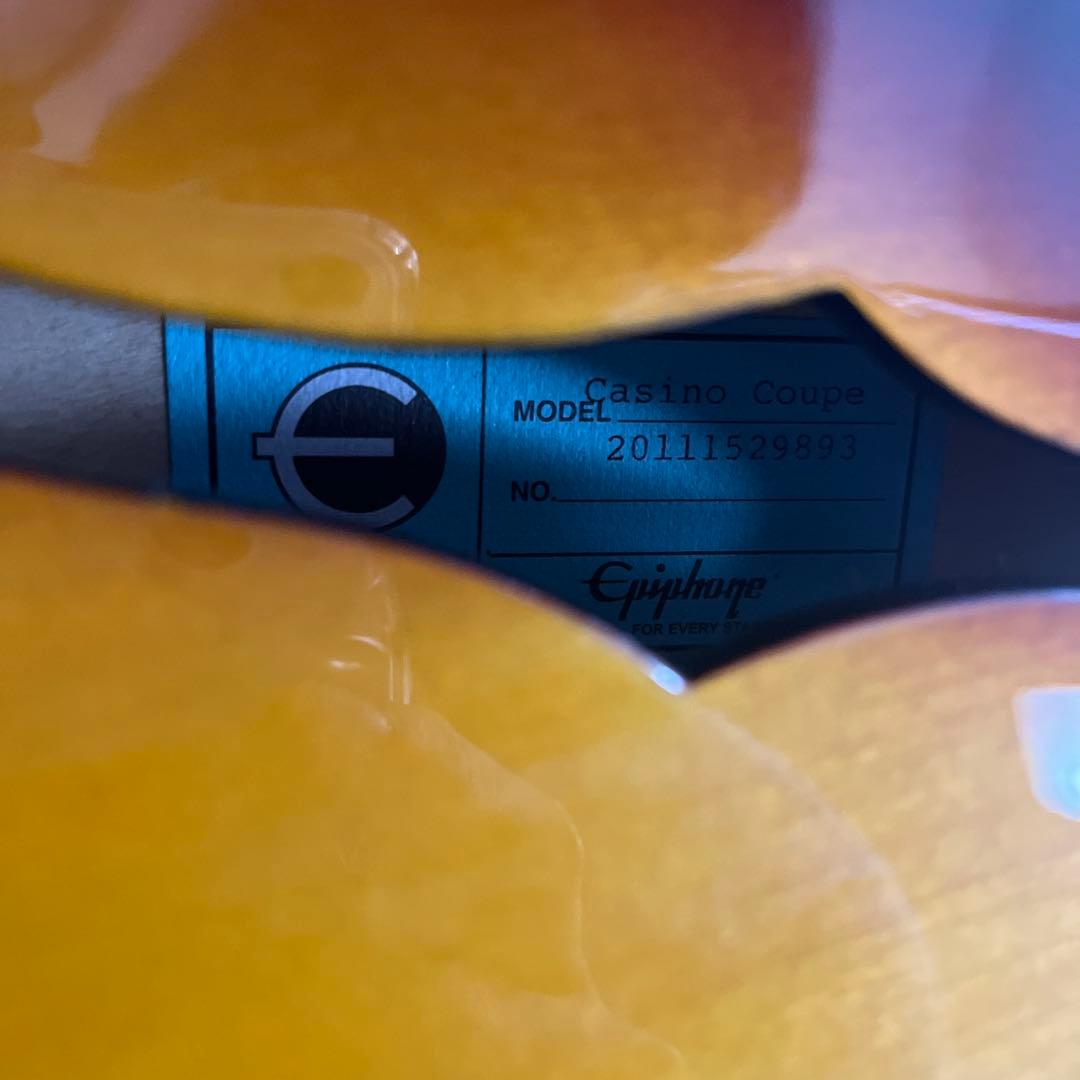 美品☆Epiphone エピフォン Casino Coupe VS
