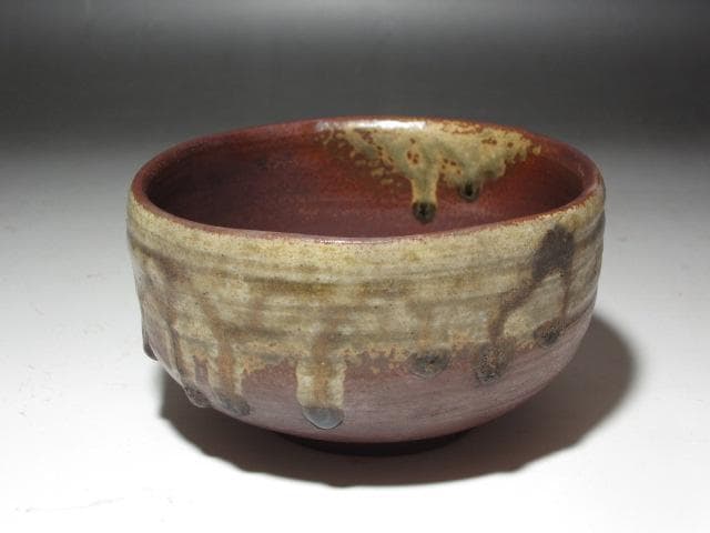 ☆　金重陶陽　茶碗　裏千家　十五代　鵬雲斎の花押がございます☆y444