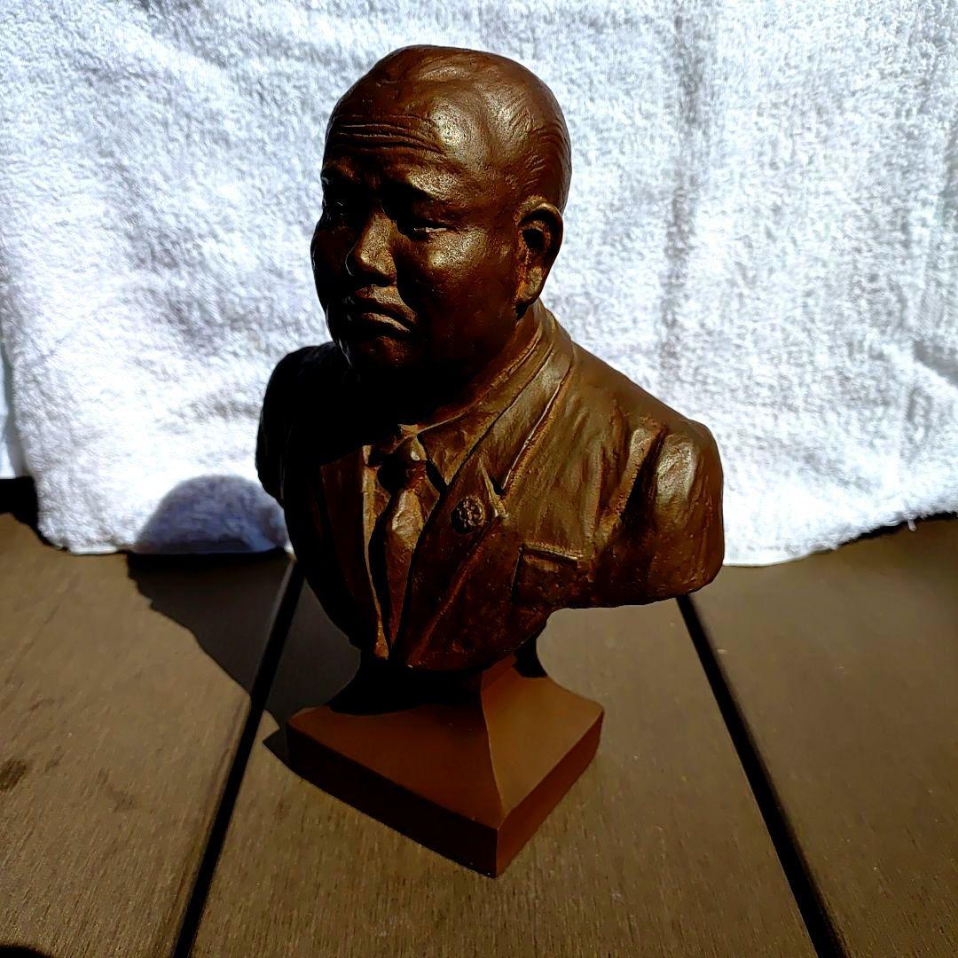 田中角栄 ブロンズ製胸像 約20cm
