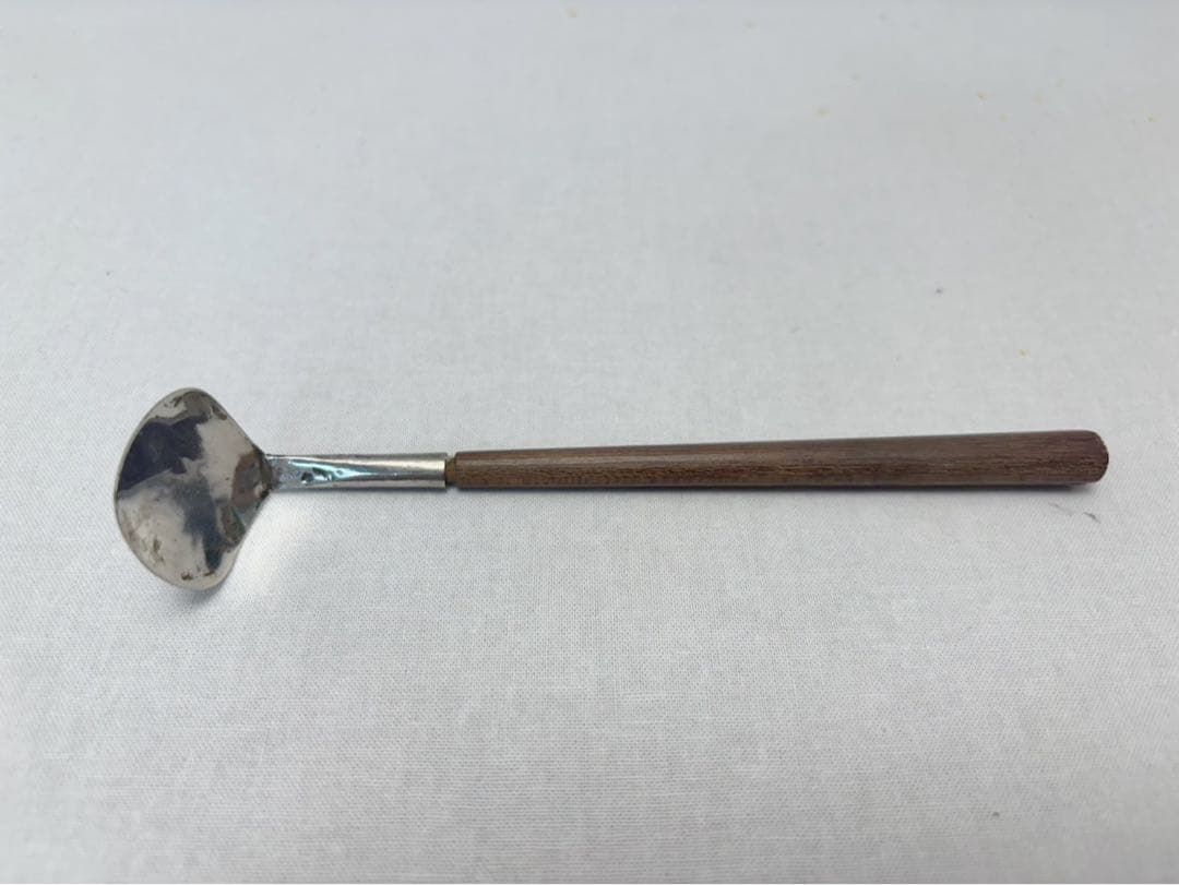 美品茶道具 茶掃箱セット鹿皮 銀製茶杓 組羽根 茶漏斗 茶ふるい 曲茶篩 茶合