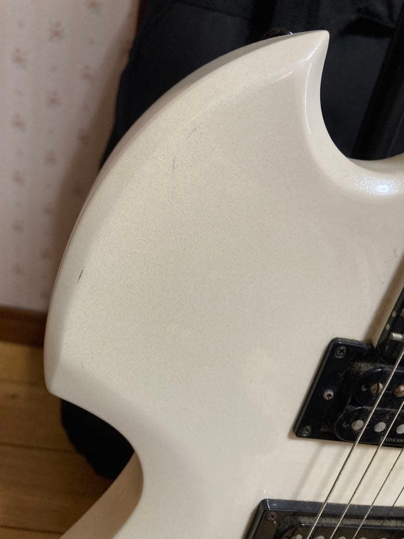 B.C.Rich パールホワイト モッキンバード エレキギター 6弦 ジャンク