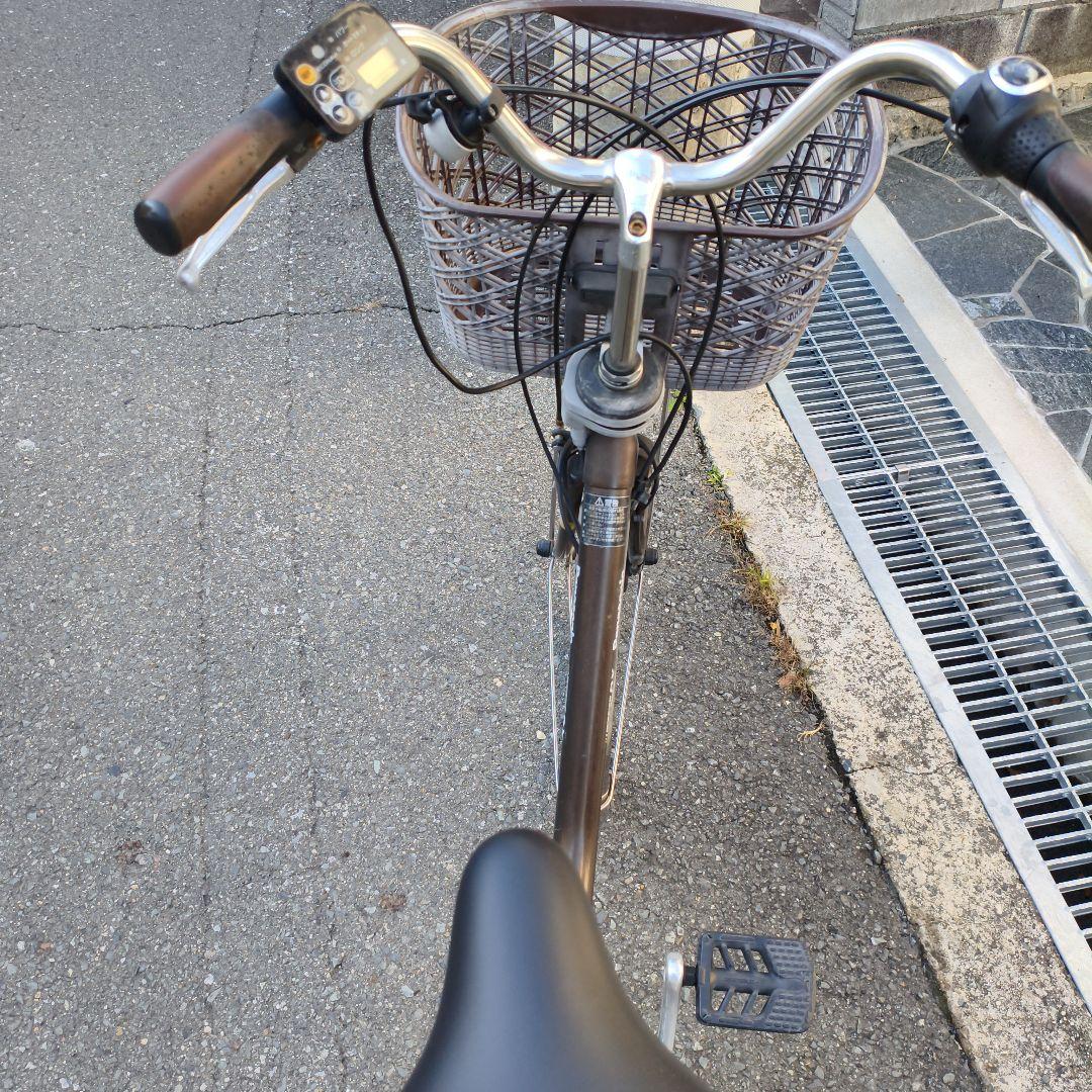 パナソニック電動アシスト自転車 シティタイプ 前カゴ付き
