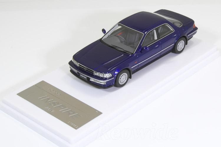 ミニモデルカー　ホンダ インスパイア 25Xi 1992 コバルトブルー